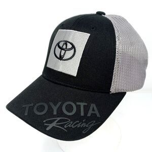 NEW Toyota Racing TRD Logo Black/Grey Mesh Trucker Adjustable Hat Cap